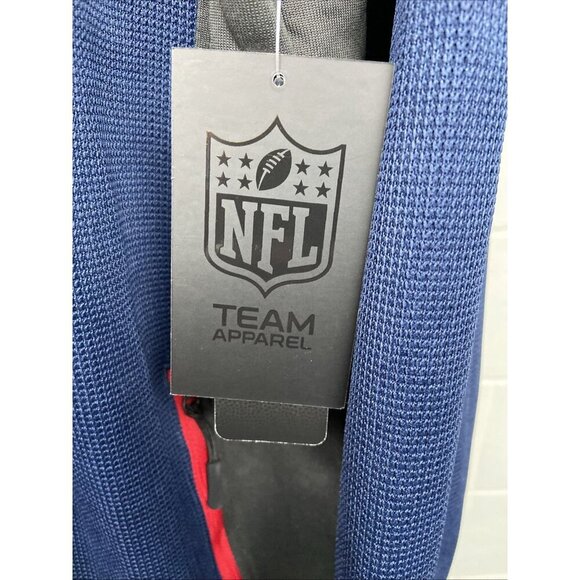 NWT Houston Texans Waffle Knit Quarter Zip Pullover Mens NFL Team Apparel Unisex - Picture 8 of 10